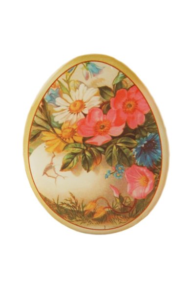 Утварь и подарки Магнит пасхальный «Христос Воскресе!» (яйцо, букет цветов)