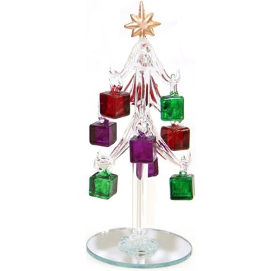 Утварь и подарки Рождественский сувенир «Елочка с новогодними игрушками» (высота 15,5 см)