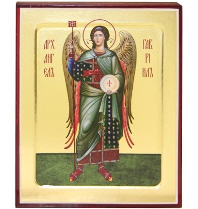 Иконы Гавриил Архангел икона на дереве (12,5 х 16 см)