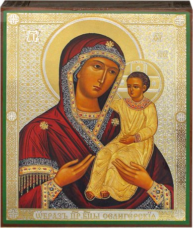 Иконы Селигерская икона Божией Матери, 17 х 21 см