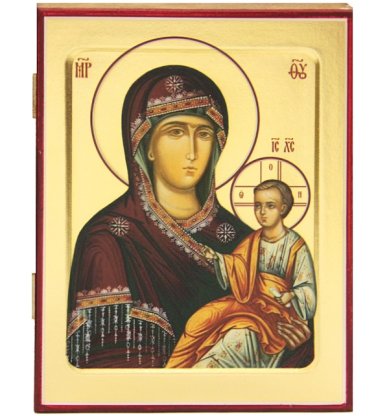Иконы Попская (Иерейская) икона Божией Матери на дереве (12,5 х 16 см)