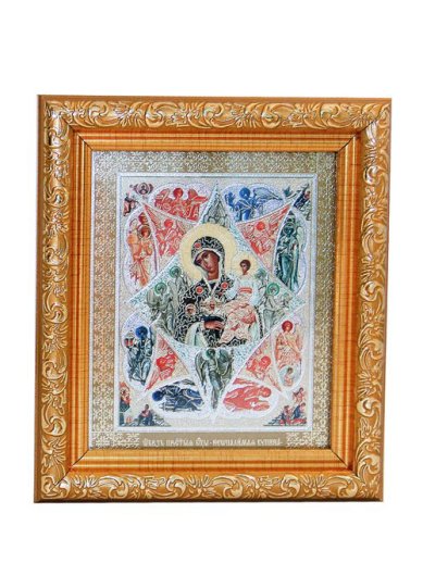 Иконы Неопалимая Купина икона Божией Матери (14 х 16 см)