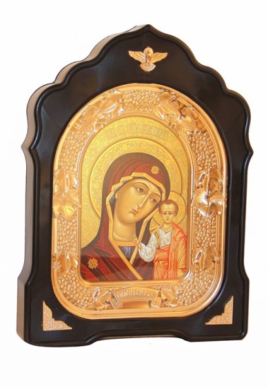 Иконы Казанская икона Божией Матери (византийское письмо, 20,5 х 27 см)