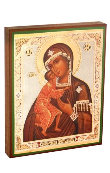 Иконы Феодоровская — Костромская икона Божией Матери на дереве (13 х 16 см)