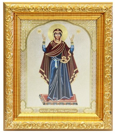 Иконы Нерушимая стена икона Божией Матери (14 х 15 см)