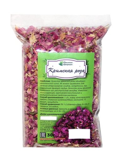 Натуральные товары Травяной чай «Розы» (30 г)