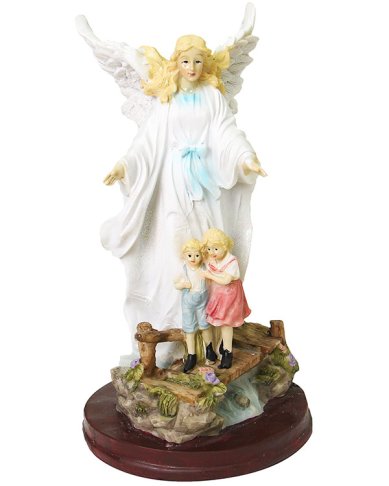Утварь и подарки Статуэтка Ангел с детьми на подставке