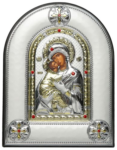 Иконы Владимирская икона Божией Матери греческого письма, ручная работа (20 х 25 см)