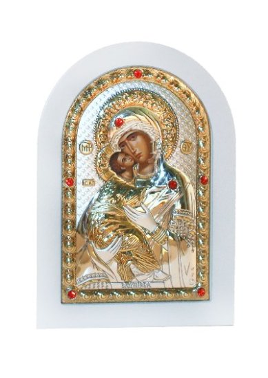Иконы Владимирская икона Божией Матери, греческое письмо, ручная работа (10 х 14 см)