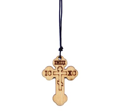 Утварь и подарки Крест нательный деревянный на шнурке (2 х 3,5 см)