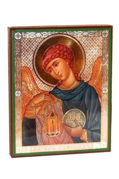 Иконы Гавриил архангел икона, литография на дереве (13 х 16 см)