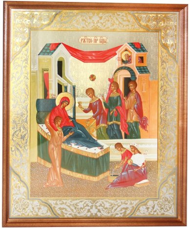 Иконы Рождество Пресвятой Богородицы икона (30 х 40 см, Софрино)