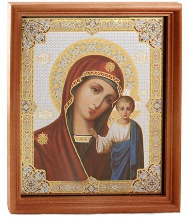 Иконы Казанская икона Божией Матери (20 х 24 см, Софрино)