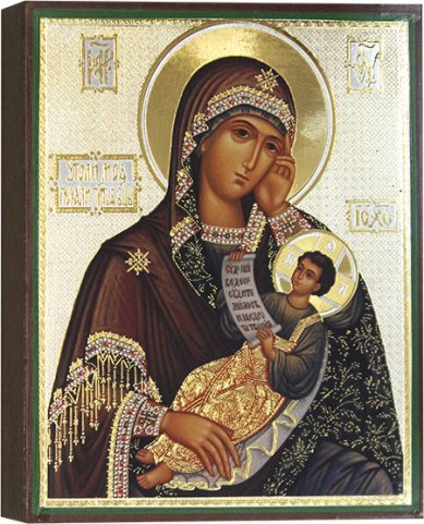 Иконы Утоли моя печали, икона Божией Матери 13 х 16 см