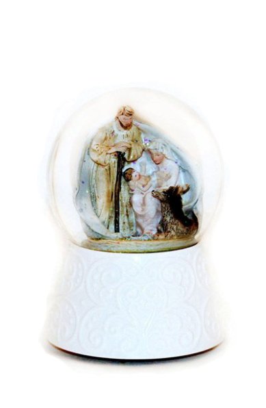 Утварь и подарки Рождественский вертеп музыкальный сувенир (стеклянный шар)