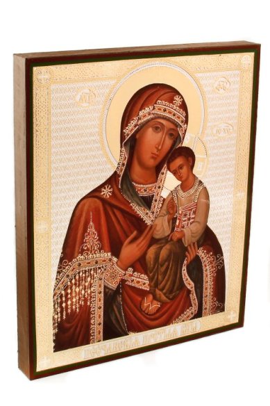 Иконы Песчанская икона Божией Матери на дереве (17 х 21 см)