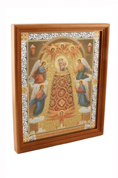 Иконы Прибавление Ума икона Божией Матери под стеклом (20х24 см, Софрино)