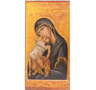 Иконы Взыграние Младенца икона Божией Матери (9,5 х 18,5 см)