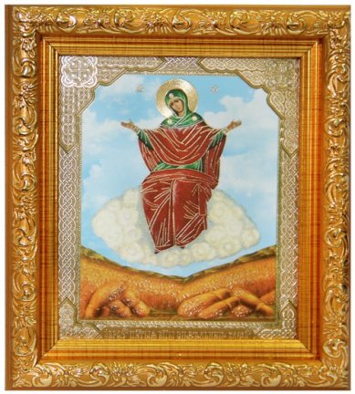 Иконы Спорительница хлебов икона Божией Матери (14 х 15 см)