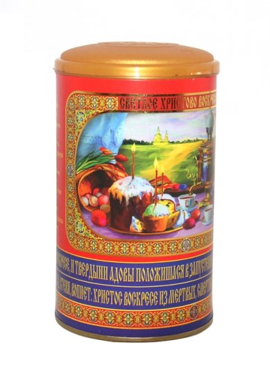 Натуральные товары Банка подарочная с чаем «Пасхальный» №2 (пластик, 100 г)