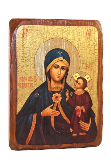 Иконы Армянская икона Божией Матери на дереве под старину (18х24 см)