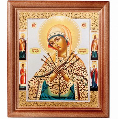 Иконы Умягчение злых сердец икона Божией Матери  (13 х 16 см, Софрино)