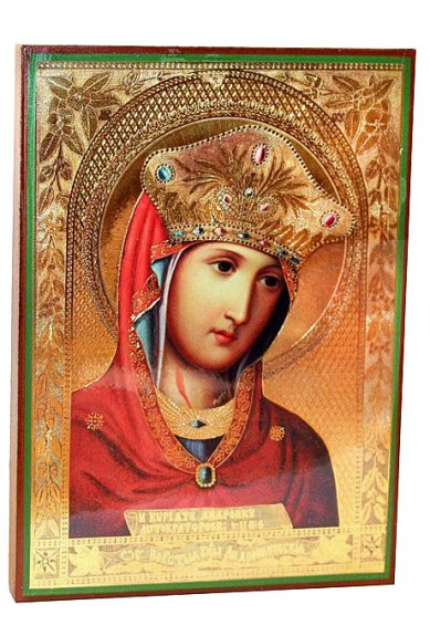Иконы Андрониковская икона Божией Матери, литография на дереве  (18 х 24 см)