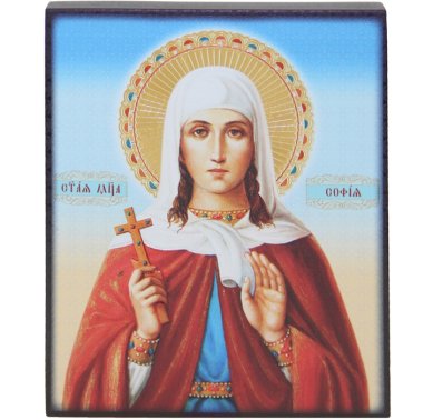 Иконы София мученица икона (13 х 16 см, Софрино)