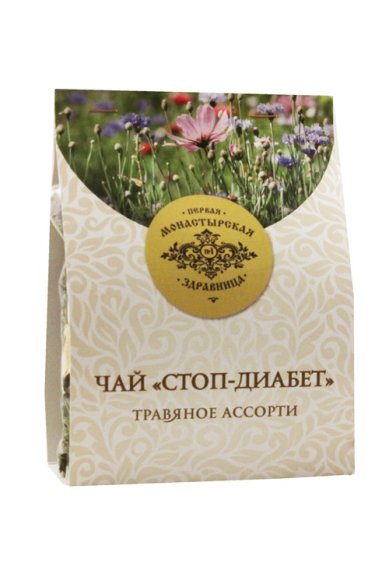 Натуральные товары Монастырский чай «Стоп-диабет» (80 г)