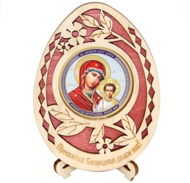 Иконы Казанская икона Божией Матери на подставке (8,5 х 11,5 см)