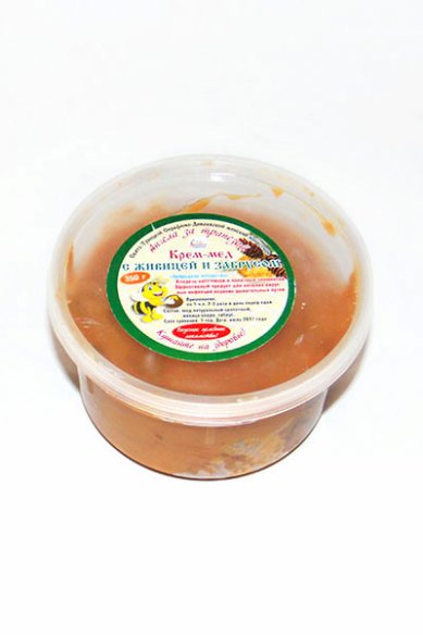 Натуральные товары Крем-мёд с живицей и забрусом (350 г)