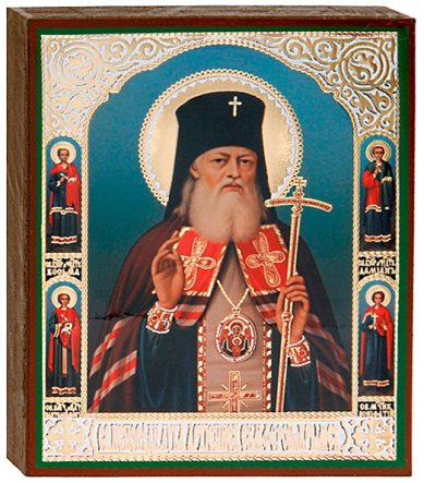 Иконы Лука Крымский икона, литография на дереве (13 х 16 см)