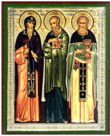 Иконы Собор святых  Иоаннов икона на дереве (6х7 см, Тиль)