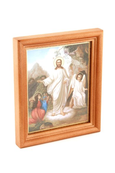 Иконы Воскресение Христово икона под стеклом (13 х 16 см, Софрино)