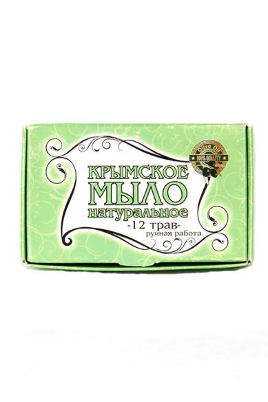 Натуральные товары Мыло крымское натуральное 12 трав  (85 гр)