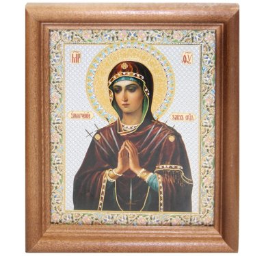 Иконы Умягчение злых сердец икона Божией Матери (13 х 16 см, Софрино)