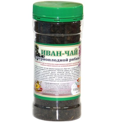 Натуральные товары Иван-чай с черноплодной рябиной (100 г)