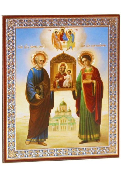 Иконы Избавительница икона Божией Матери на оргалите (11х13 см, Софрино)
