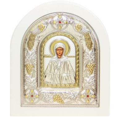 Иконы Матрона Московская икона греческого письма, ручная работа (11,5 х 13,5 см)