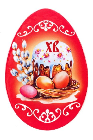 Утварь и подарки Магнит на картоне «Христос Воскресе!» (Пасхальный стол)