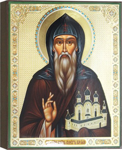 Иконы Преподобный и благоверный князь Олег Брянский, икона 17 х 21 см