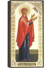 Иконы Святая Анна пророчица, икона 9 х 19 см