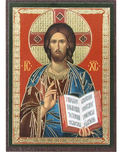 Иконы «Господь Вседержитель» икона на МДФ (4,5 х 6,2 см)
