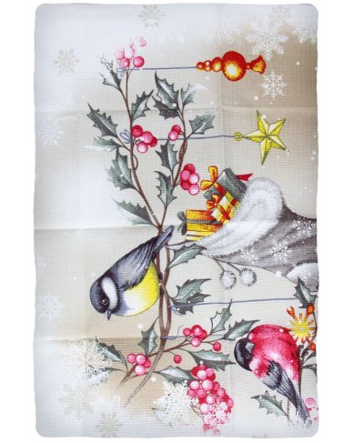 Утварь и подарки Полотенце с рождественским рисунком (хлопок, 45 х 55 см)