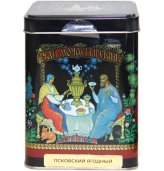 Натуральные товары Чай монастырский травяной подарочный в жестяной банке «Псковский ягодный» (100 г)