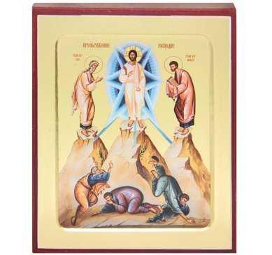 Иконы Преображение Господне икона икона на дереве (12,5 х 16 см)