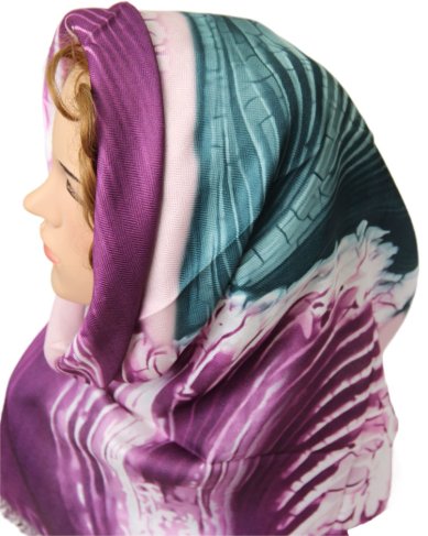 Утварь и подарки Платок (80% шерсть, 20% вискоза, 100 х 100 см)