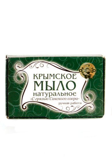 Натуральные товары Мыло крымское натуральное «С грязью Сакского озера» (45 г)