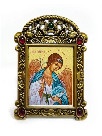 Иконы Ангел Хранитель икона в рамке-киоте (6,5 х 9 см)