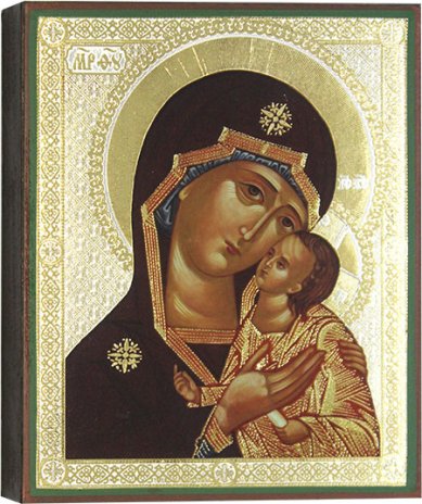 Иконы Петровская икона Божией Матери, 13 х 16 см